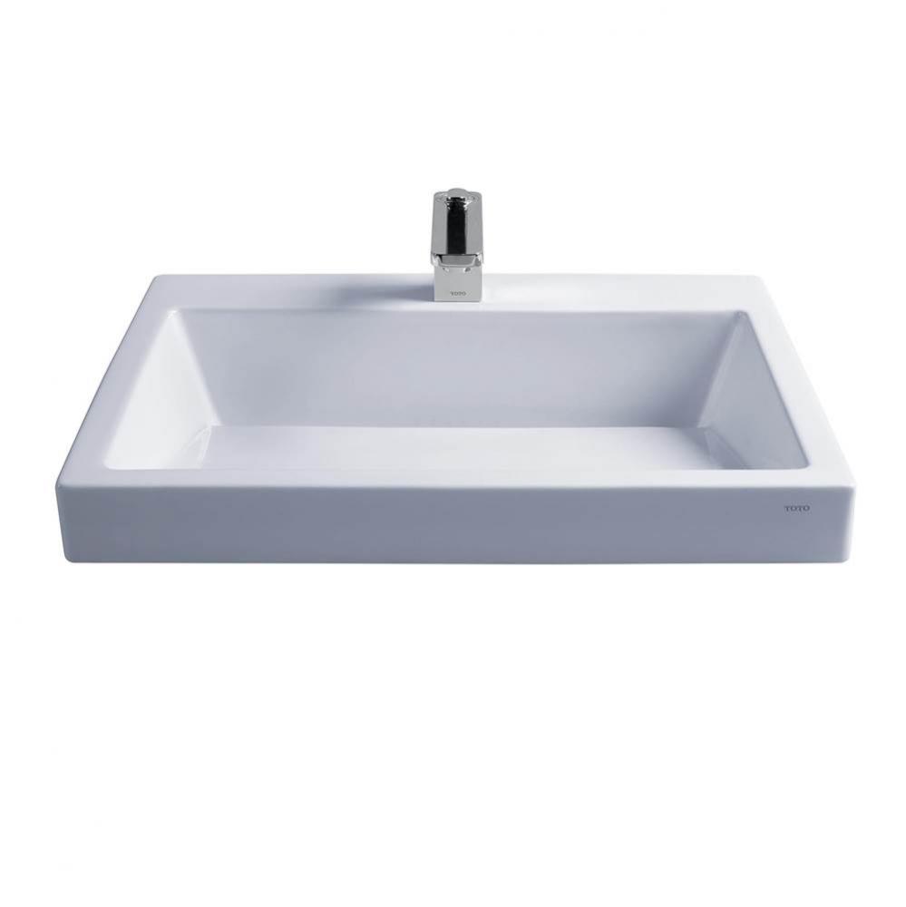 Kiwami® Renesse® Design I Rectangular Fireclay Vessel Bathroom Sink with CEFIONTECT for
