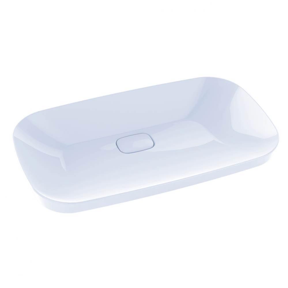 Neorest® Kiwami® Rectangular Semi-Recessed Fireclay Vessel Bathroom Sink with CEFIONTECT