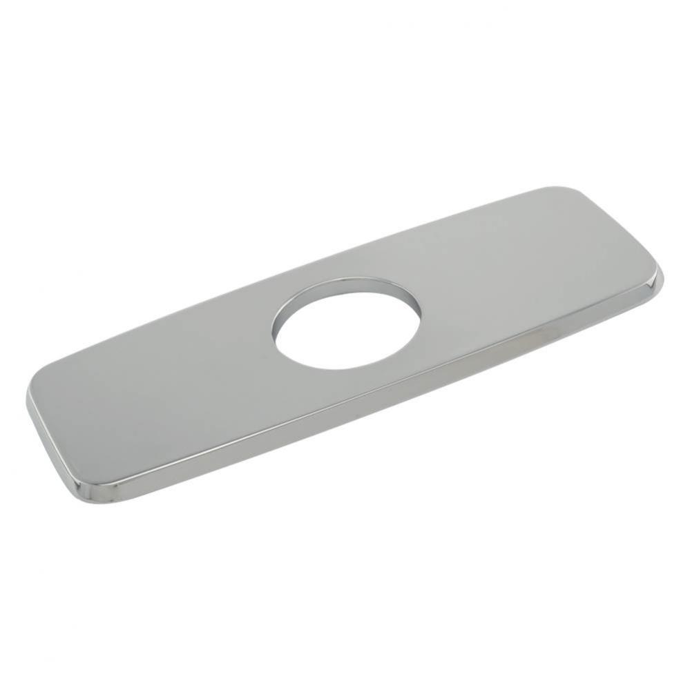 Four Inch Cover Plate for Faucet Spouts, Polished Chrome