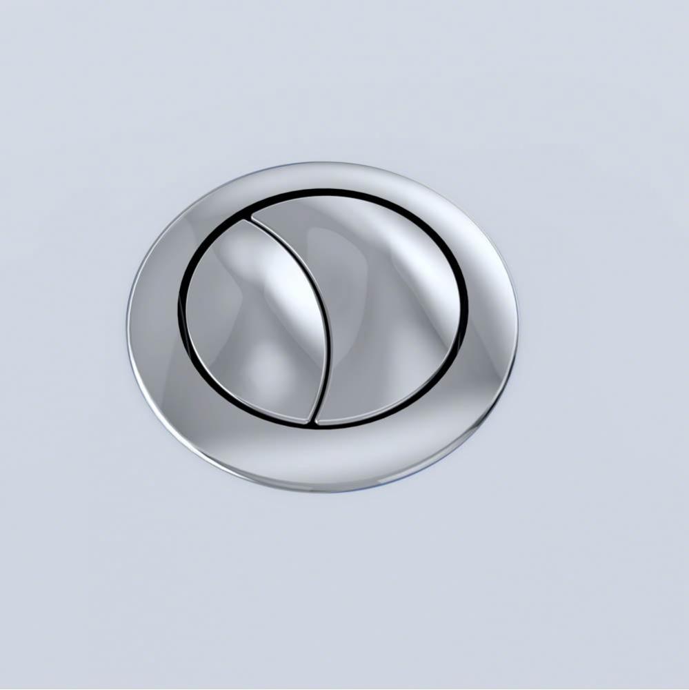 PUSH BUTTON SPARE PART (DUAL FLUSH THU337-CP + 9AU278) - POLISHED CHROME For MS654