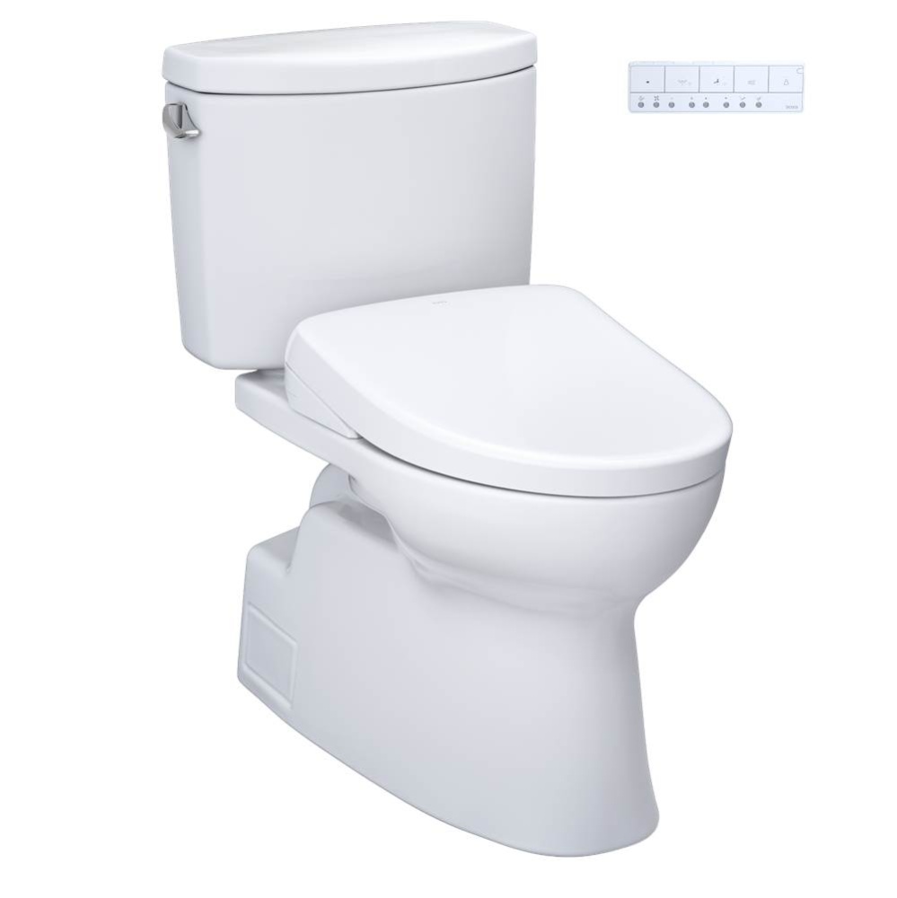 WASHLET®+ Vespin® II Two-Piece Elongated 1.28 GPF Toilet with Auto Flush WASHLET®+