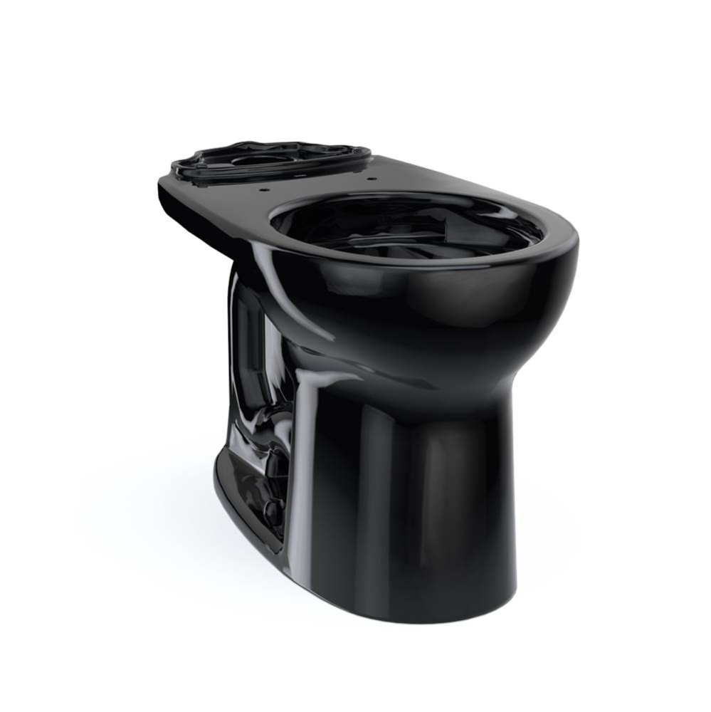 Drake® Round TORNADO FLUSH® Toilet Bowl, Ebony