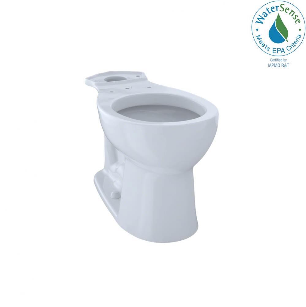 Entrada™ Universal Height Round Toilet Bowl, Cotton White