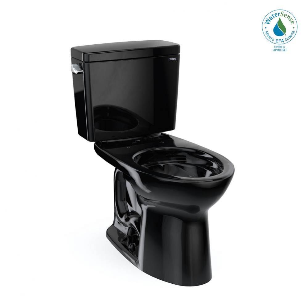 Drake® Two-Piece Elongated 1.28 GPF TORNADO FLUSH® Toilet, Ebony