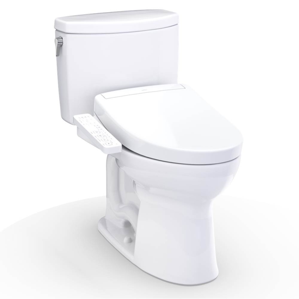 WASHLET+® Drake® II 1G® Two-Piece Elongated 1.0 GPF Toilet and WASHLET+® S2 Bi