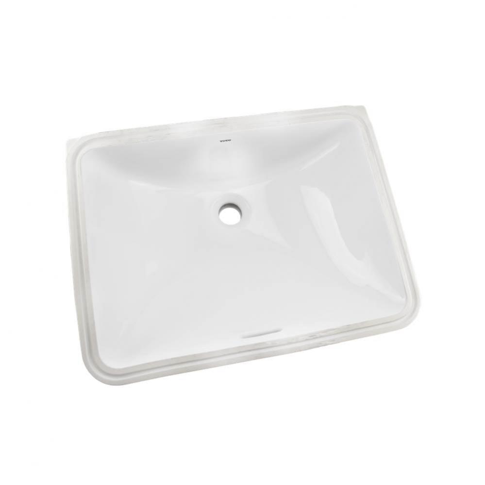 20'' Rectangular Undermount Bathroom Sink with CEFIONTECT, Cotton White
