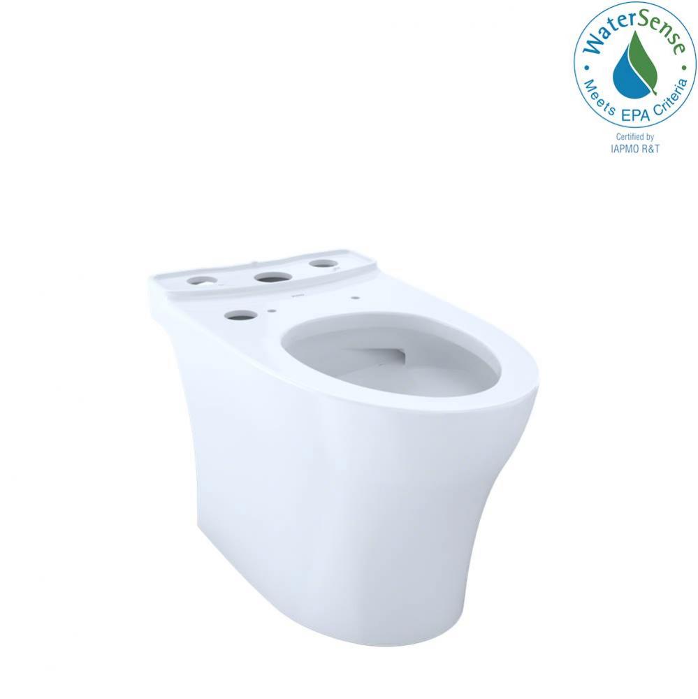 TOTO Aquia IV WASHLET+ Elongated Skirted Toilet Bowl with CEFIONTECT, Cotton White