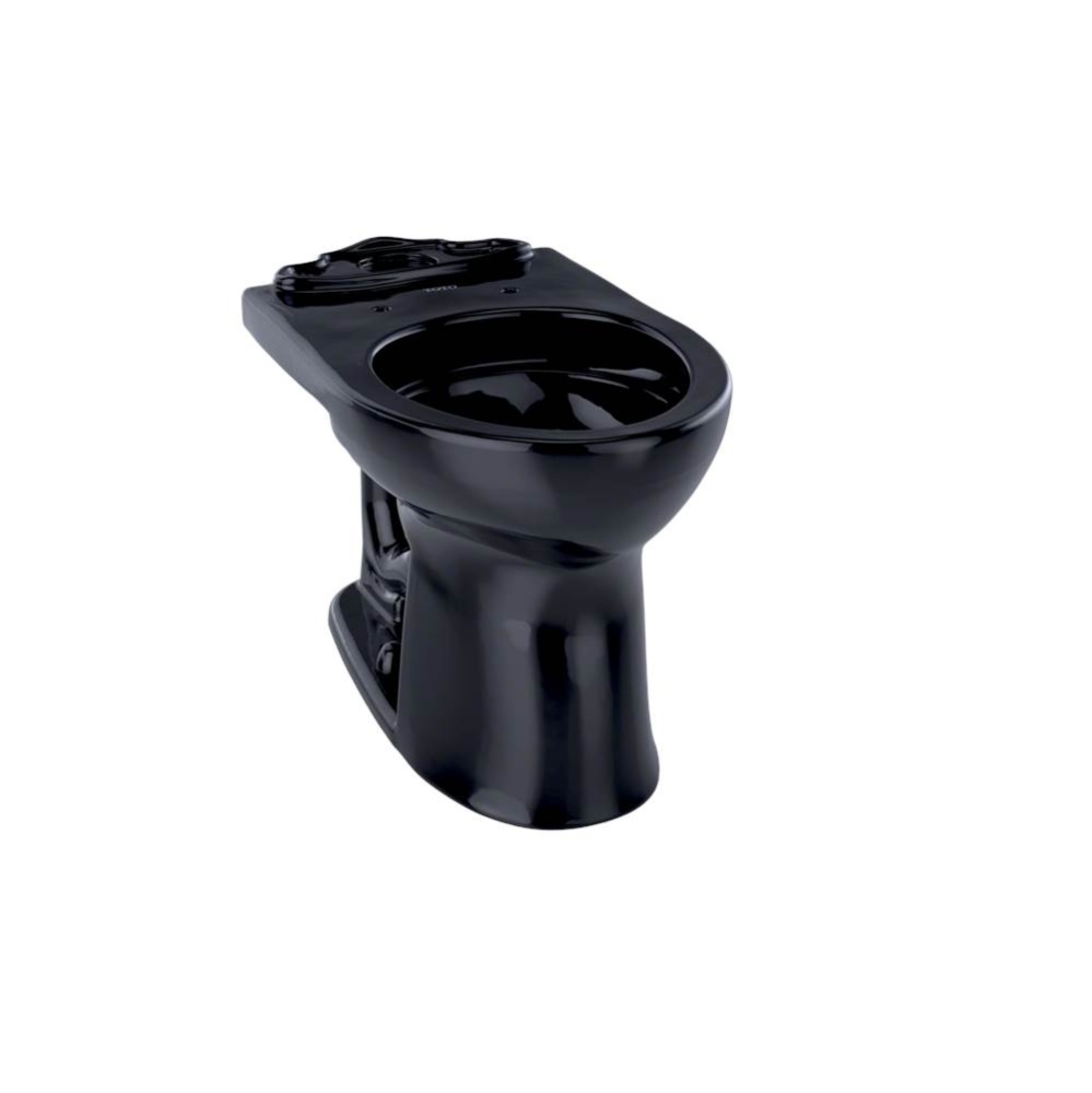 Drake® II Universal Height Round Toilet Bowl, Ebony