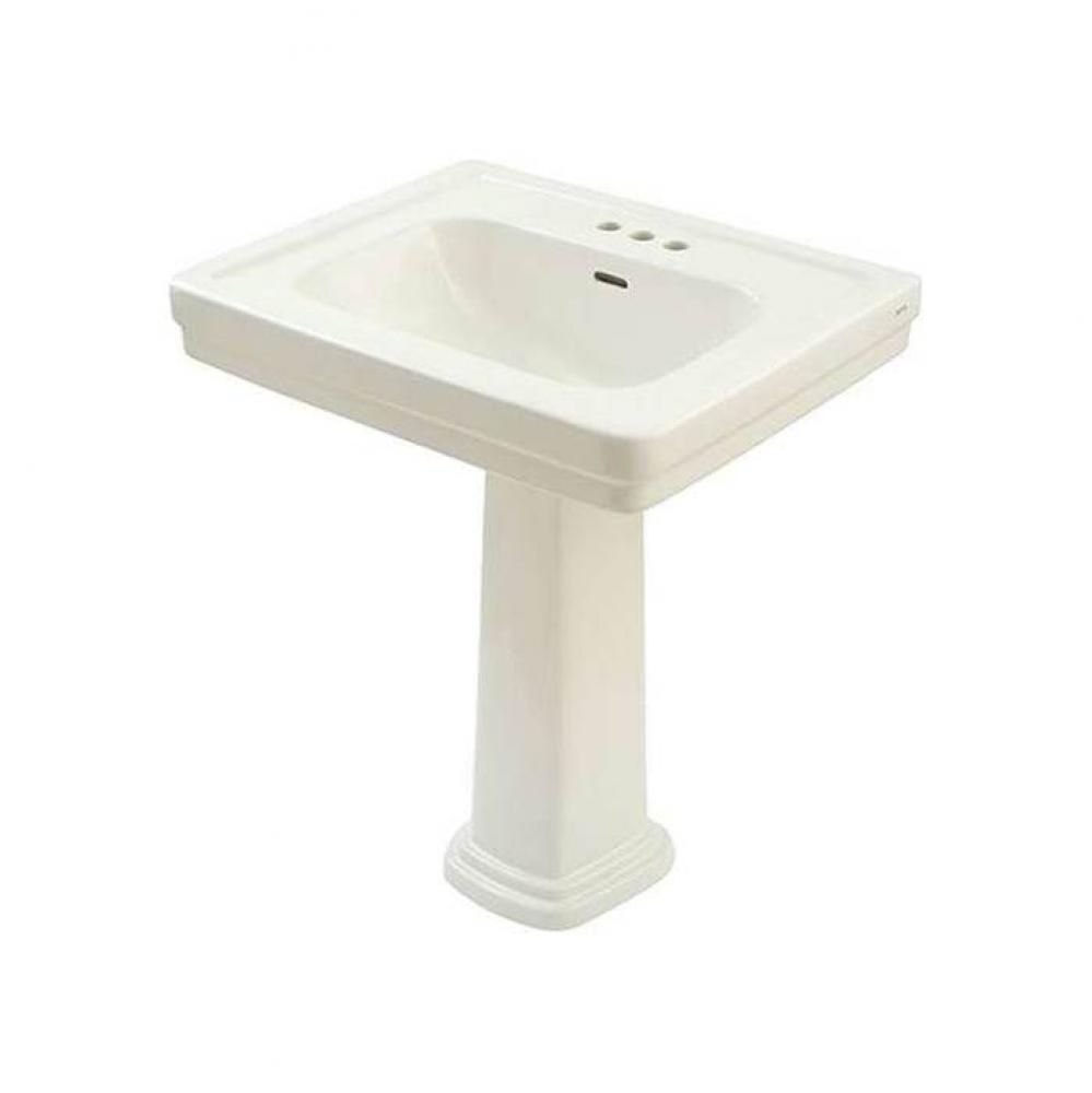 Promenade® 27-1/2'' x 22-1/4'' Rectangular Pedestal Bathroom Sink for 4 i