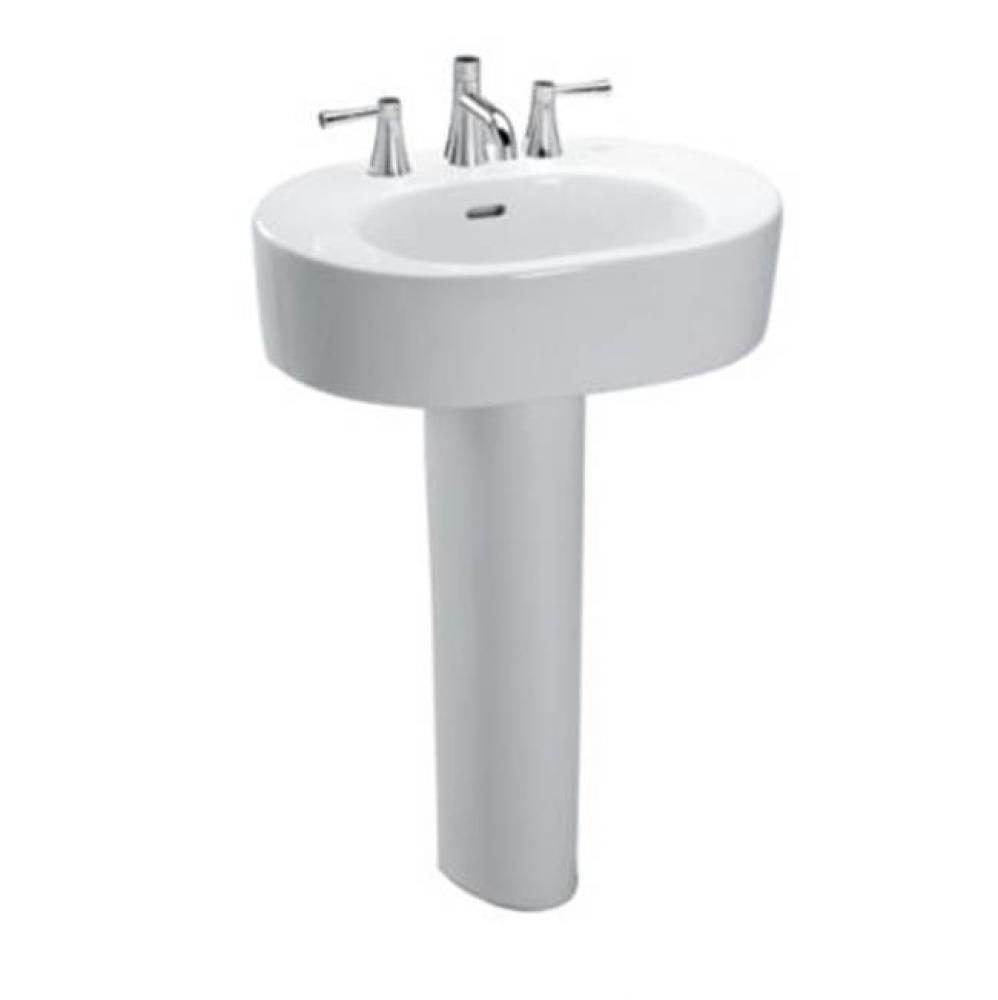 NEXUS 4'' CTR PED LAV AND FOOT COLONIAL WHITE