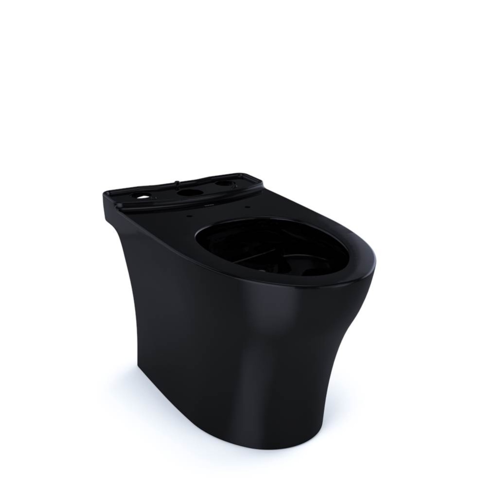 TOTO Aquia IV WASHLET+ Elongated Skirted Toilet Bowl, Ebony