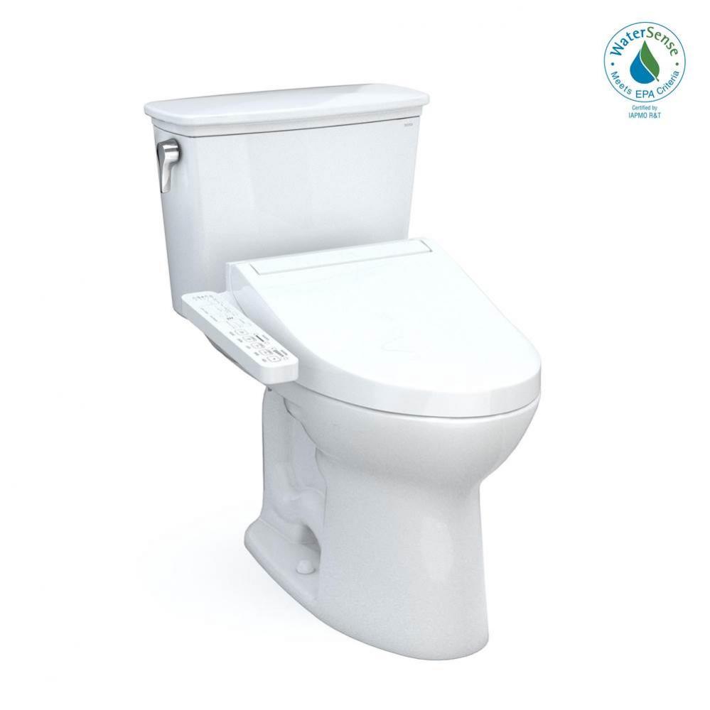 Drake® Transitional WASHLET®+ Two-Piece Elongated 1.28 GPF Universal Height TORNADO FLUS