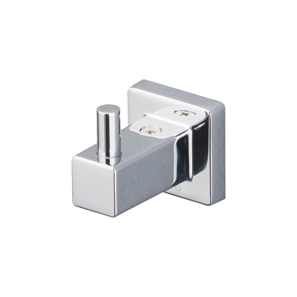 L Series Square Robe Hook, Polished Chrome
