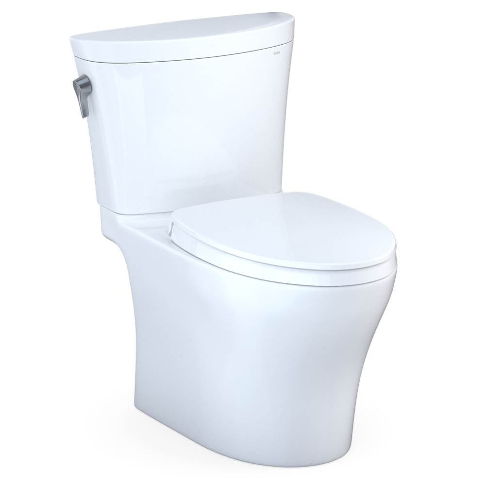 Aquia IV® Arc Two-Piece Elongated Dual Flush 1.28 and 0.9 GPF Universal Height Toilet with CE