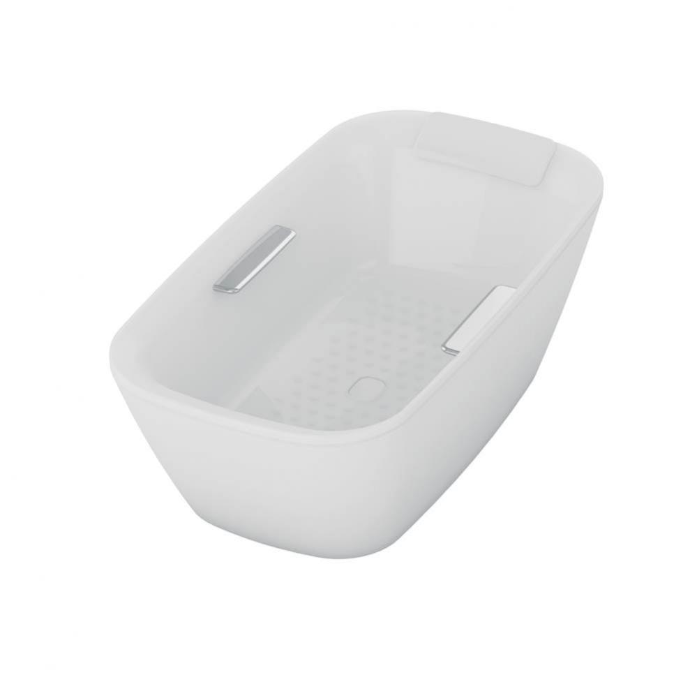 Neorest Freestanding Bathtub, Cotton, CP with Drain