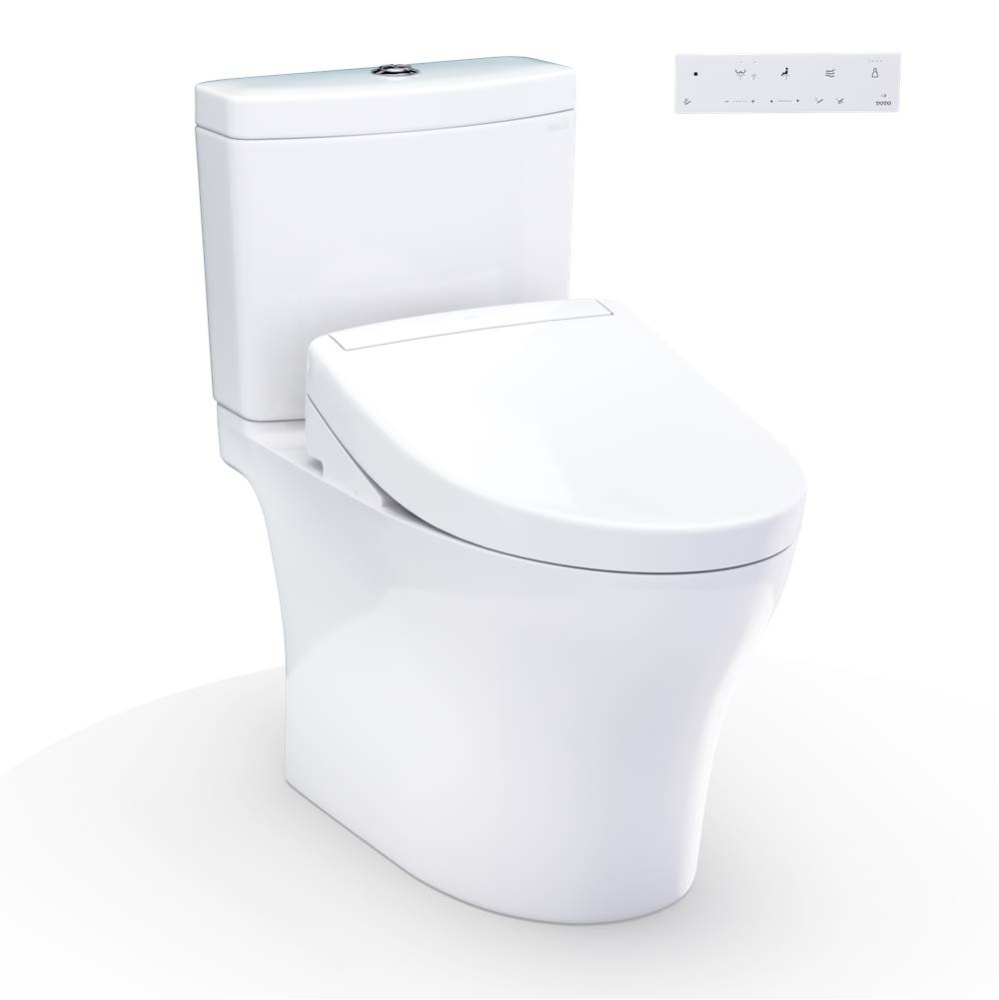 WASHLET+®  Aquia IV Two-Piece Elongated Dual Flush 1.28 and 0.9 GPF Toilet and WASHLET S5 Bid