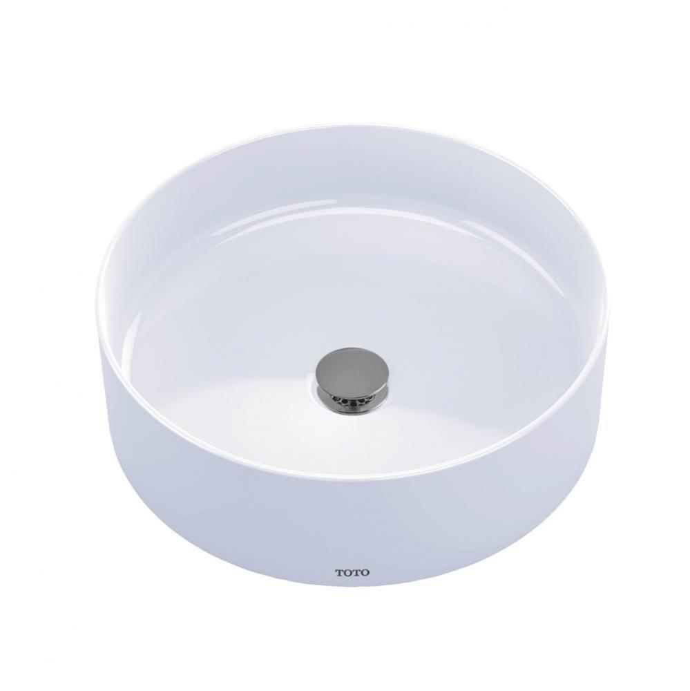 Arvina™ 16-9/16'' Round Vessel Bathroom Sink, Cotton White