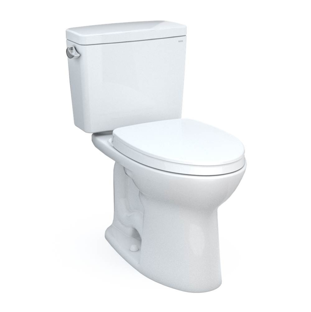 Drake® Two-Piece Elongated 1.28 GPF TORNADO FLUSH® Toilet with CEFIONTECT® and Soft