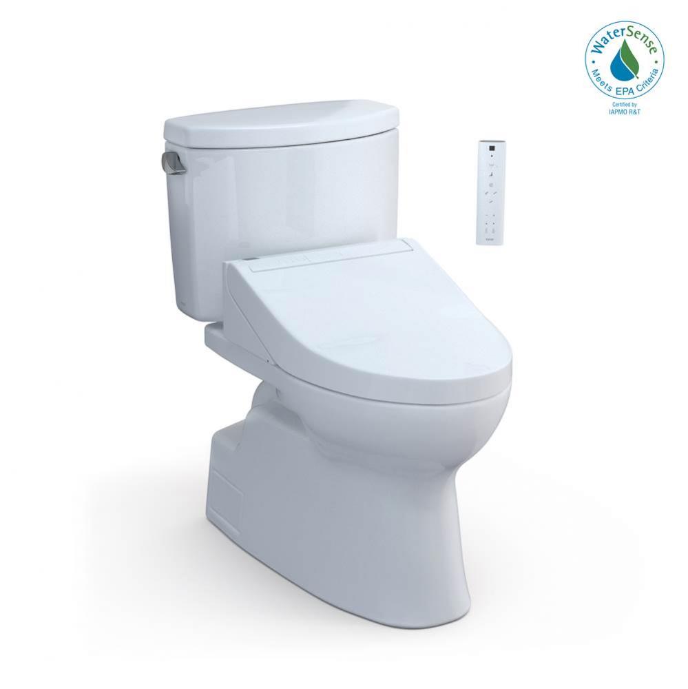 WASHLET+® Vespin® II Two-Piece Elongated 1.28 GPF Toilet and WASHLET+® C5 Bidet Sea