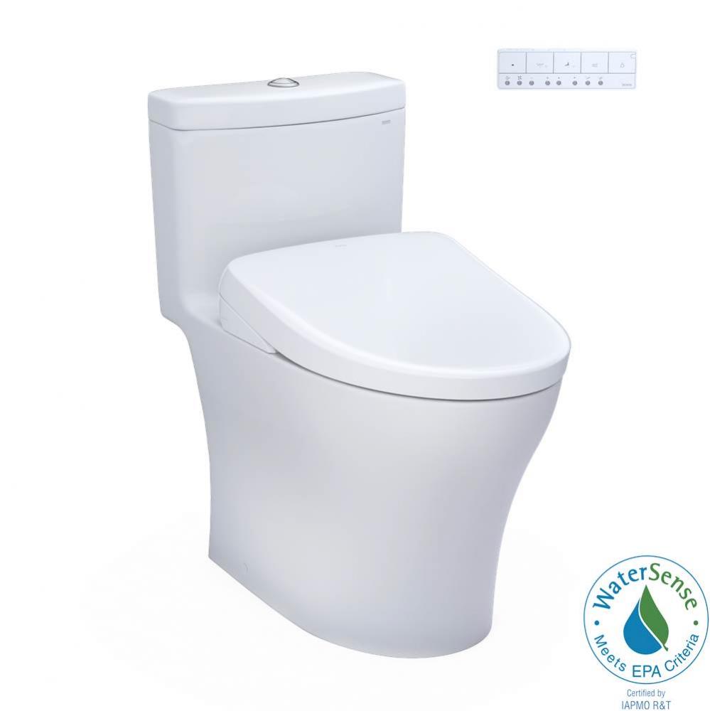 WASHLET®+ Aquia® IV One-Piece Elongated Dual Flush 1.28 and 0.9 GPF Toilet with S7A Cont