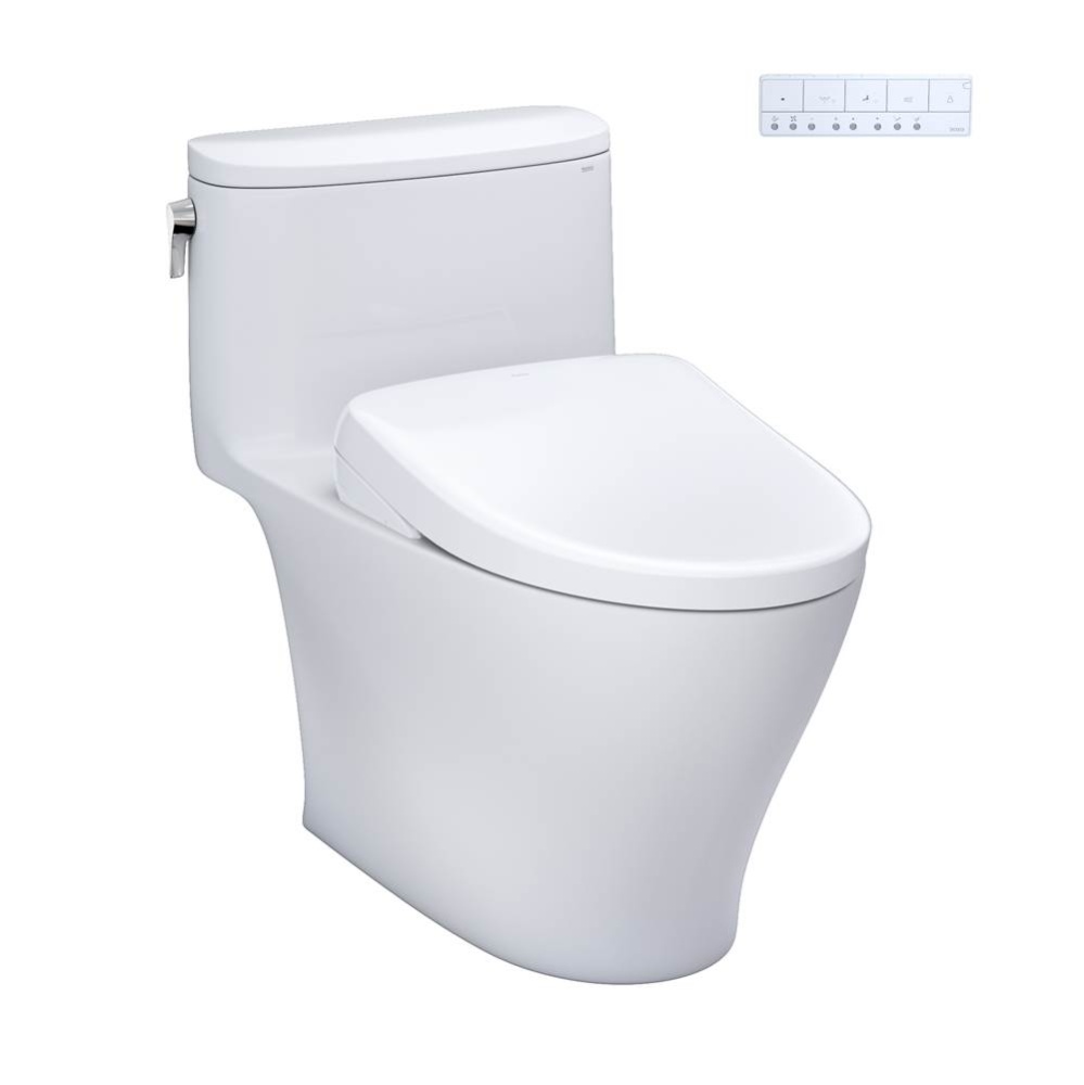 WASHLET®+ Nexus® One-Piece Elongated 1.28 GPF Toilet with S7A Contemporary Bidet Seat, C
