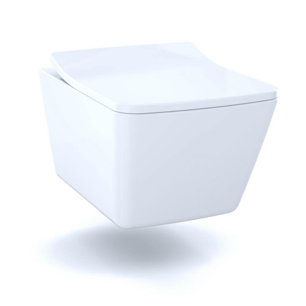 SP Wall-Hung Contemporary Square-Shape Dual Flush 1.28 and 0.9 GPF Toilet with CEFIONTECT®