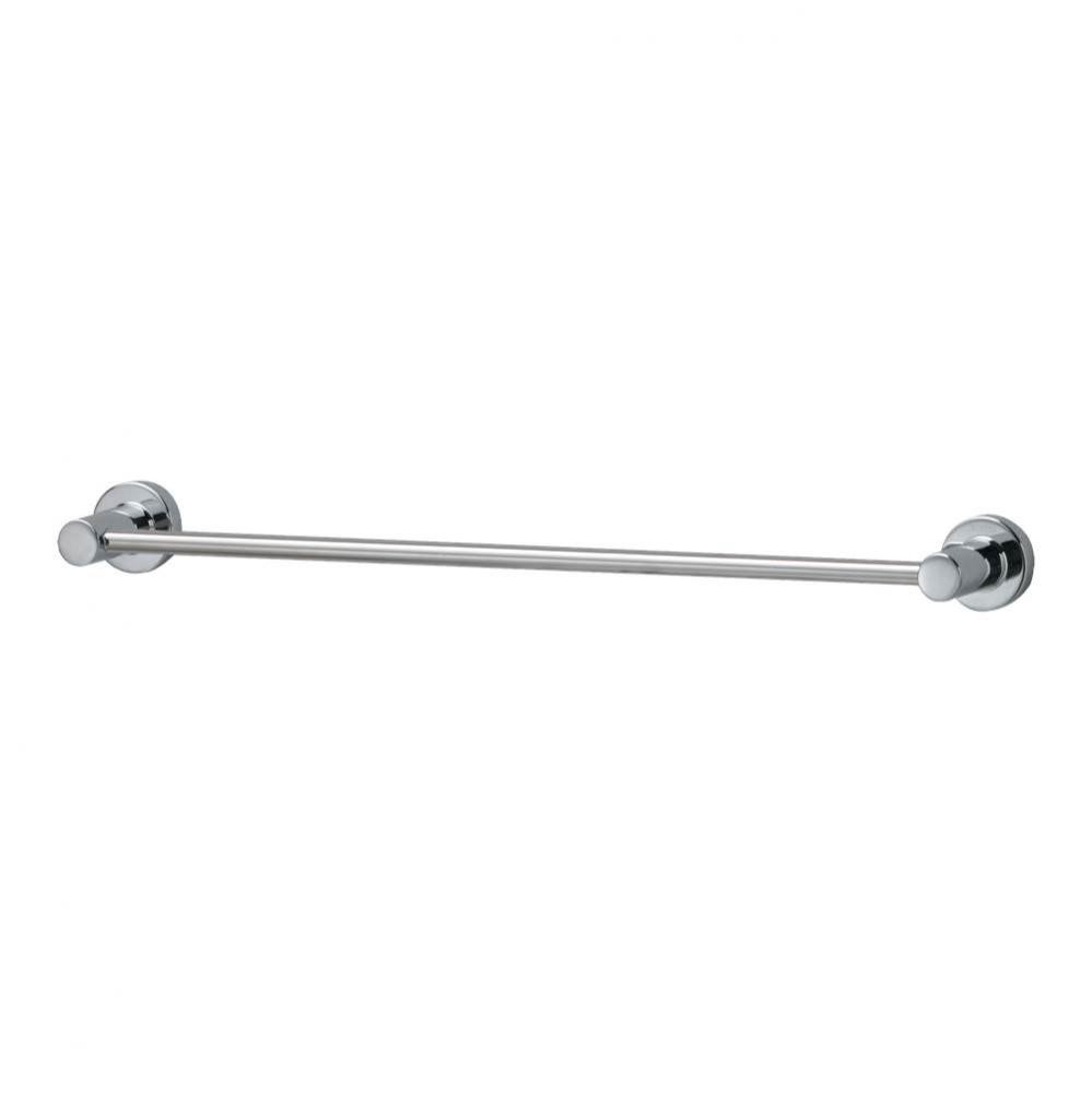 L Series Round 16 Inch Towel Bar, Polished Chrome