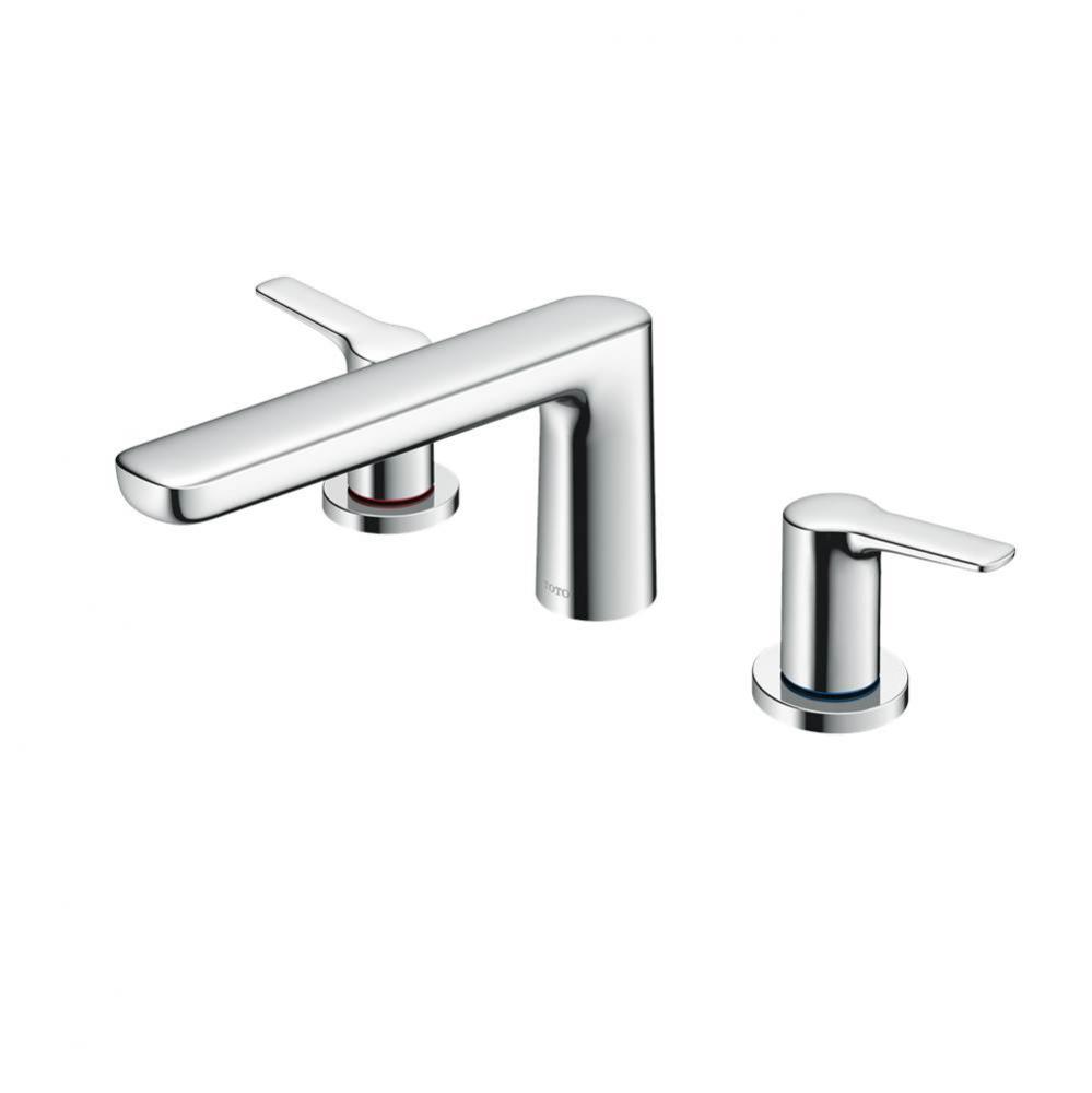 GS Two-Handle Deck-Mount Roman Tub Filler Trim, Polished Chrome