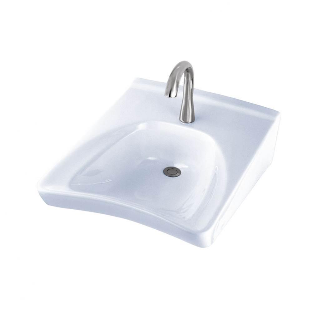 1-Hole Wall Mt Hdcp Lavatory Bone