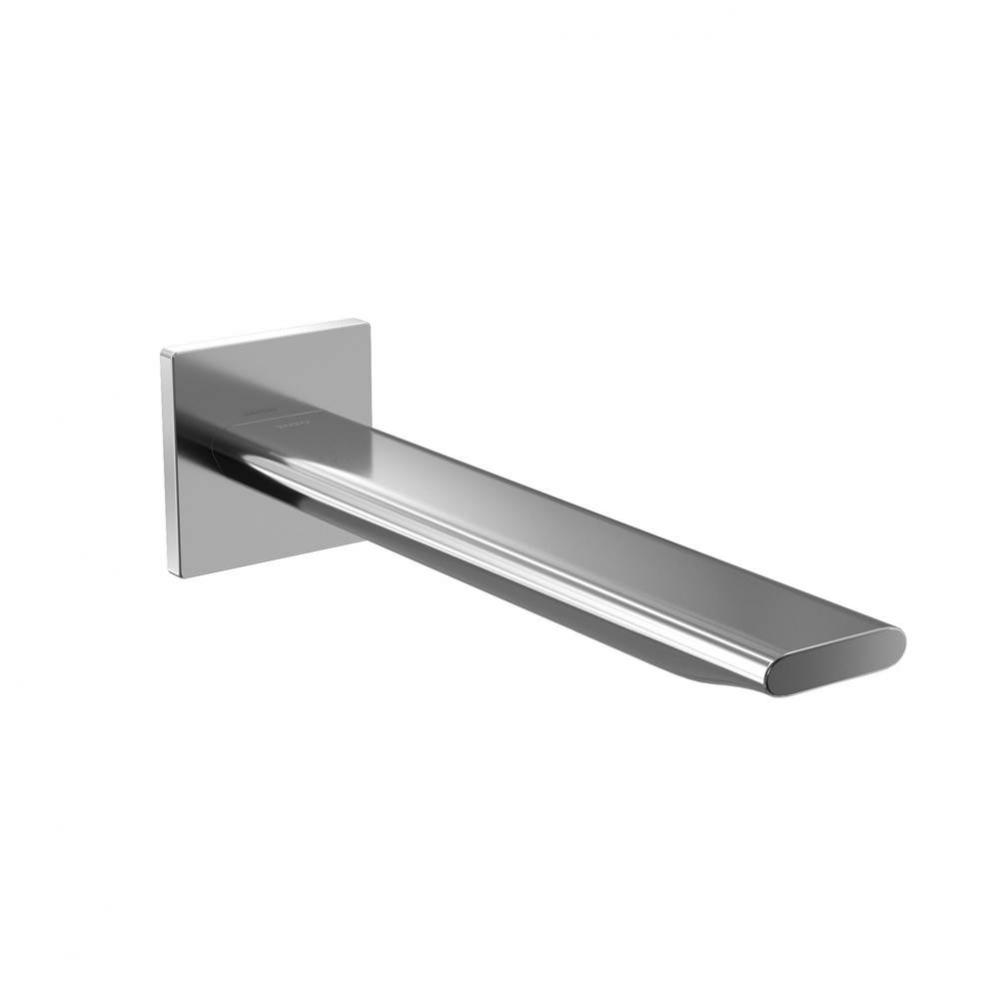 Libella Wall-Mount AC Powered 0.5 GPM Touchless Bathroom Faucet with Mixing Valve, 10 Second On-De