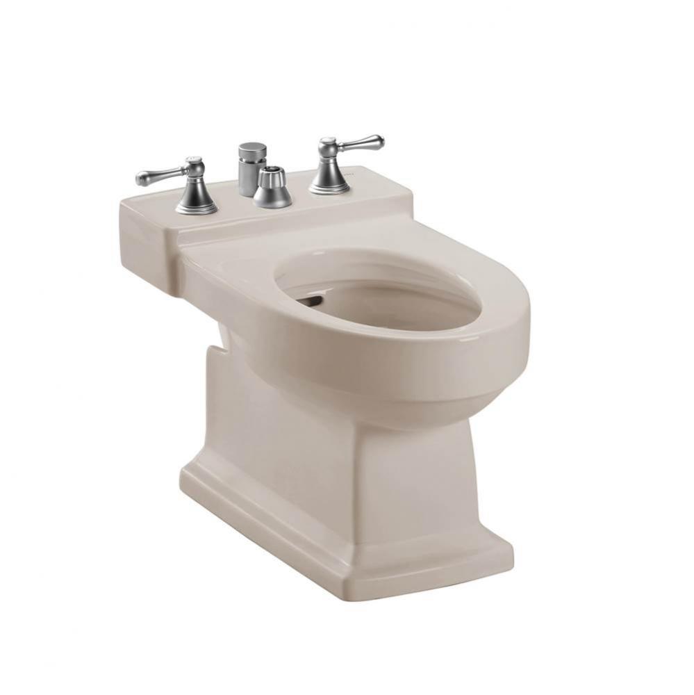 Lloyd® Deck Mount Vertical Spray Flushing Rim Bidet, Cotton White