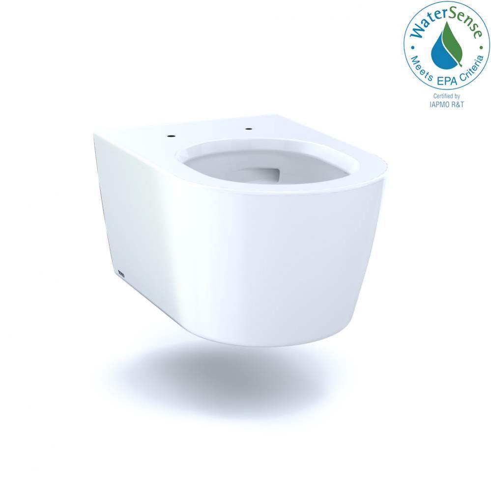 RP Wall-Hung Contemporary D-Shape Dual Flush 1.28 and 0.9 GPF Toilet with CEFIONTECT®, Cotton