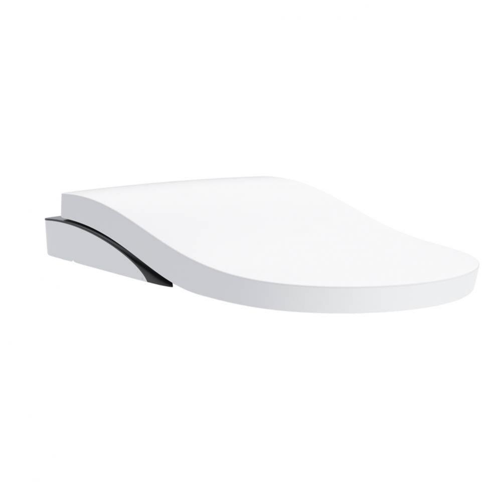 Neorest LS Integrated Toilet Top Unit, Cotton White with Black Trim