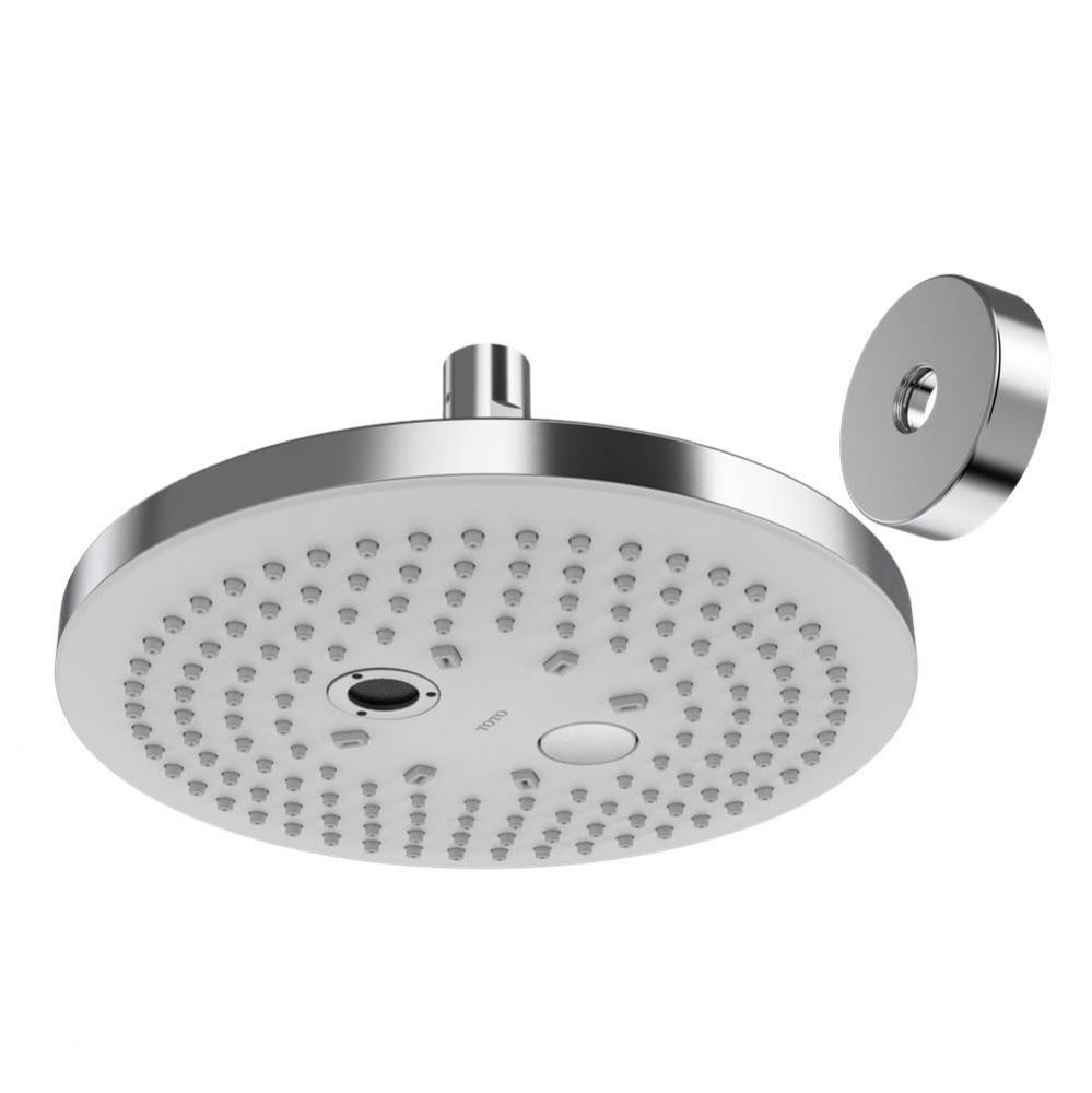 G Series 2.5 GPM Two Spray Function 8.5 inch Round Showerhead with COMFORT WAVE and WARM SPA, Poli