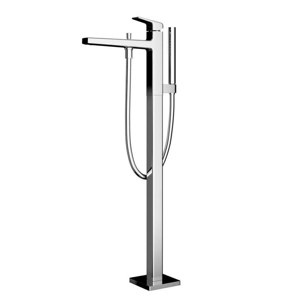 GB Freestanding Bathroom Tub Filler with COMFORT GLIDE™ and COMFORT WAVE™, Polished Chrome