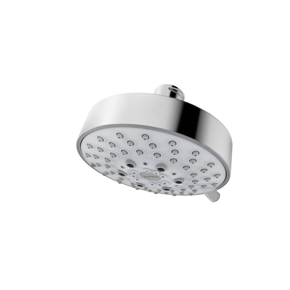 L Series 1.75 GPM Multifunction 4 inch Modern Round Showerhead, Polished Chrome