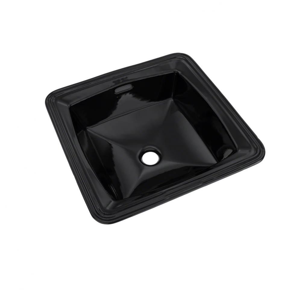 Connelly™ Square Undermount Bathroom Sink, Ebony