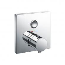 Toto TBV02405U#CP - Square Thermostatic Mixing Valve with One-Function Shower Trim, Polished Chrome