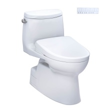 Toto MW6144736CEFGA#01 - WASHLET®+ Carlyle® II One-Piece Elongated 1.28 GPF Toilet with Auto Flush WASHLET®+