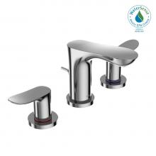 Toto TLG01201U#CP - GO Series 1.2 GPM Two Handle Widespread Bathroom Sink Faucet with Drain Assembly, Polished Chrome