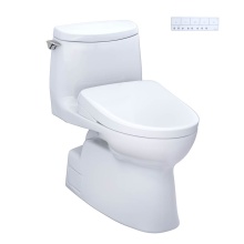 Toto MW6144736CUFG#01 - WASHLET®+ Carlyle® II 1G® One-Piece Elongated 1.0 GPF Toilet and WASHLET®+ S7A