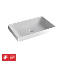 Toto LT476GR#01 - Kiwami® Rectangular 23'' Vessel Bathroom Sink with CEFIONTECT, Cotton White