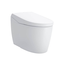 Toto MS8551CUMFG#01 - NEOREST® AS Dual Flush 1.0 or 0.8 GPF Toilet with Integrated Bidet Seat and EWATER+, Cotton W