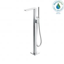 Toto TBG02306U#CP - GR Single-Handle Freestanding Tub Filler Faucet with Handshower, Polished Chrome