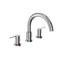 Toto TBS01201U#CP - LB Two-Handle Deck-Mount Roman Tub Filler Trim, Polished Chrome