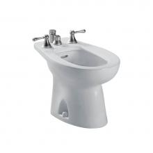 Toto BT500B#11 - Piedmont® Deck Mount Vertical Spray Flushing Rim Bidet, Colonial White