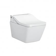 Toto CWT4494549CMFGA#MS - WASHLET®+ SP Wall-Hung Square-Shape Toilet with SW Bidet Seat and DuoFit® In-Wall 1.28 a