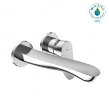 Toto TLG01311UA#CP - GO 1.2 GPM Wall-Mount Single-Handle L Bathroom Faucet with COMFORT GLIDE™ Technology, Polished C