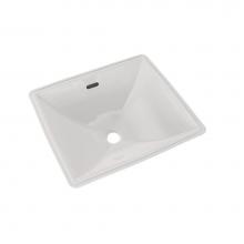 Toto LT624G#11 - Legato® Rectangular Undermount Bathroom Sink with CEFIONTECT, Colonial White