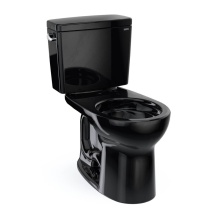 Toto CST775CSF#51 - Drake® Two-Piece Round 1.6 GPF Universal Height TORNADO FLUSH® Toilet, Ebony